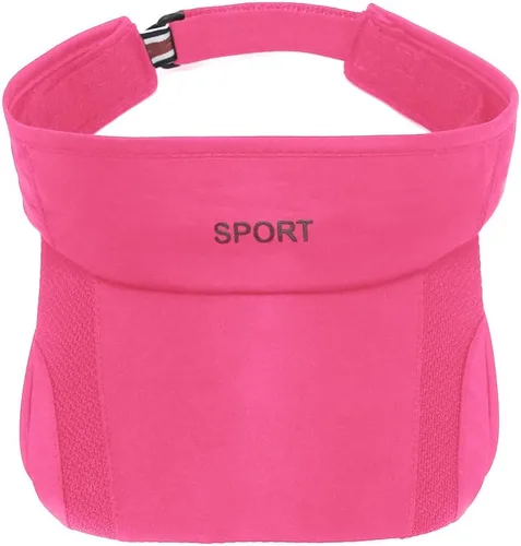 Vista 40 de Viseras solares para mujer con visera retráctil, visera de golf, protección UV, gorra de playa, tenis, correr, deporte, sombrero ajustable