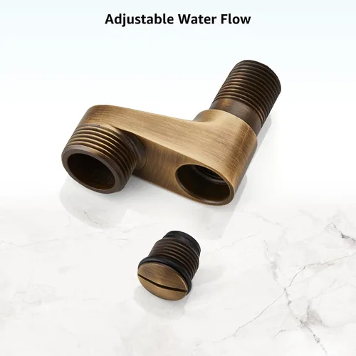 Vista 7 de gotonovo Adaptador de bañera Clawfoot de 3-3/8 pulgadas, brazos oscilantes ajustables para grifo de cocina, bañera, baño, ducha, juego de grifos