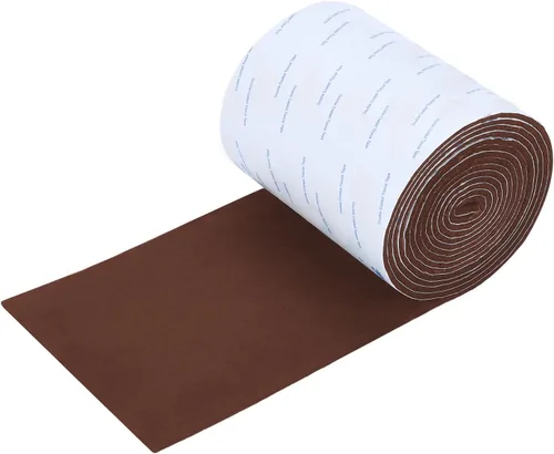 Vista 13 de Almohadillas de fieltro para muebles, cinta de fieltro cortable antideslizante autoadhesiva beige, rollo de tiras de fieltro de alta resistencia
