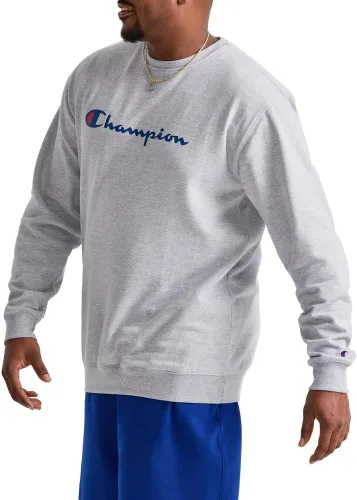 Vista 4 de Champion Men's Sweatshirt, Powerblend, Fleece Midweight Crewneck Sweatshirt (Reg. Or Big & Tall)
