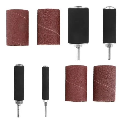 Vista 8 de Tambor de lijado dle Sander Drum Srliya 28 * 17 * 7 20pcs husillo Lijadora de tambor de lijado Kit de herramientas con estuche para prensa de taladro
