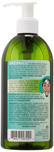 Vista 2 de Circle of Friends Makwa's Organics Champú y gel de baño 8 oz