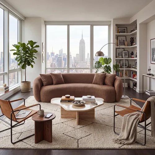 Vista 13 de ERYE - Moderno sofá curvado para sala de estar, sofá curvado de gran tamaño, cómodo sofá de felpa con 4 almohadas para el hogar, apartamento Beige