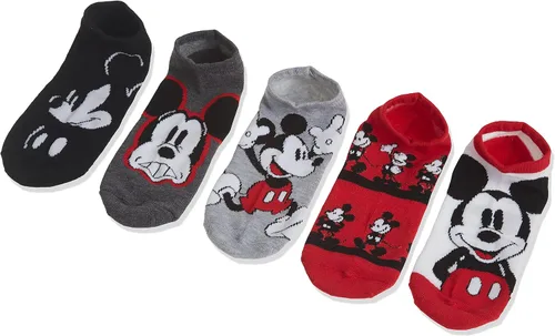 Vista 3 de Disney Mickey Mouse - Paquete de 5 calcetines para mujer