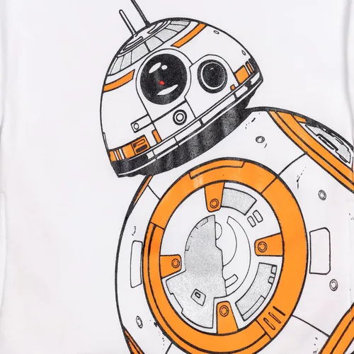 Vista 2 de STAR WARS R2-D2 C-3PO - Sudadera con capucha de forro polar para niños, color azul claro, Azulclaro
