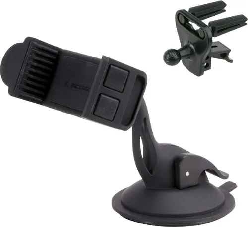 Vista 8 de Scosche UHCUP2M-SP1 - Soporte universal para teléfono con brazos ajustables y base ajustable, se expande para adaptarse al portavasos, rotación