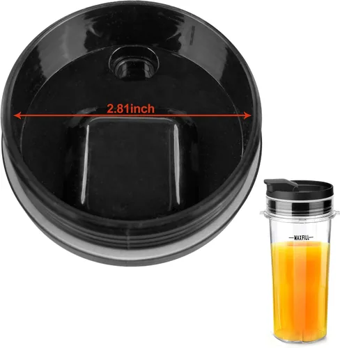 Vista 2 de 2 piezas de repuesto para licuadora Ninja de diámetro interior de 2.81 pulgadas para licuadora Ninja BL660 BL740 BL770 BL780 BL810 BL820 BL830