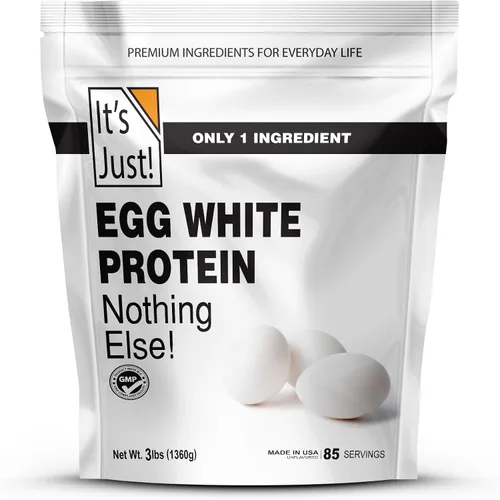 Vista 10 de It's Just! - Polvo de proteína de clara de huevo, proteína de claras de huevo secas, ingrediente para merengue, sin OGM, granjas de EE.UU.