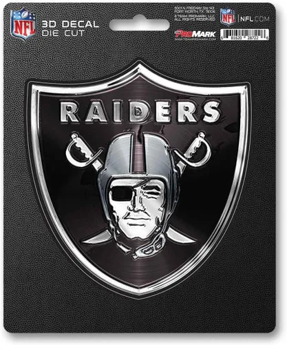 Vista 28 de FANMATS Calcomanía 3D de NFL Auto NFL