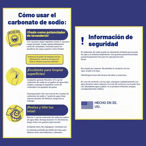 Vista 7 de Soda Ash, 100% carbonato de sodio (10 libras)