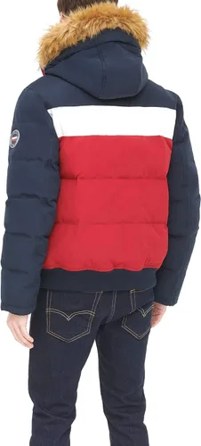 Vista 2 de Tommy Hilfiger Chaqueta bomber de esnórquel acolchada de tela ártica para hombre