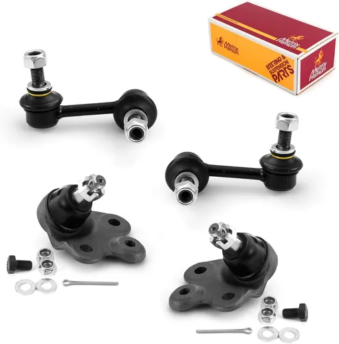 Vista 221 de Metrix Premium Chassis Parts - Juego de 4 piezas de articulación de rótula superior y barra estabilizadora delantera para Ford Ranger RWD 1998-2011