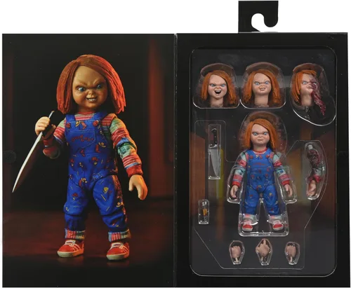 Vista 3 de NECA – Chucky (Serie de TV) Figura de acción a escala de 7 pulgadas – Chucky Ultimate