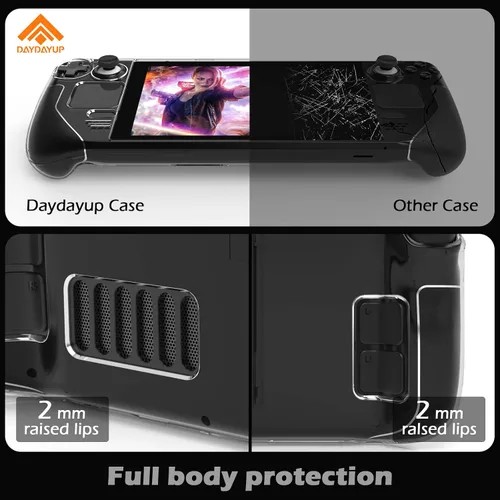Vista 2 de Daydayup Funda protectora con soporte para cubierta de vapor protector de cubierta con base de soporte funda protectora completa compatible