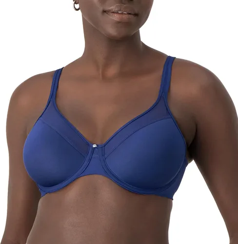 Vista 10 de Bali Women's Underwire T-Shirt Bra – Ultra-Light Smoothing Spacer Bra Negro