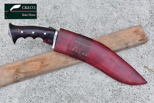 Vista 8 de GK&CO. Kukri House - 13" oficial iraquí emitido genuino Gorkha Kukri/Khukuri cuchillos rojo funda – Hecho a mano por GK&CO. Kukri en Nepal