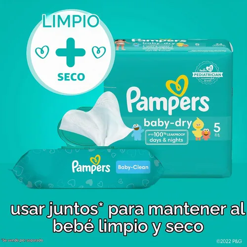 Vista 3 de Pampers Toallitas para bebés Complete Clean Baby Fresh Scent 9X 80 Pop-Top - 720 Count