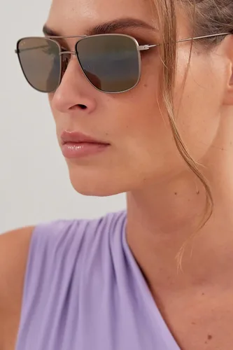 Vista 3 de Maui Jim Polarized Men's Mikioi Aviator Sunglasses