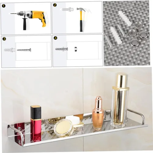 Vista 6 de Cabilock Estante de cocina de baño Estante de metal para baño
