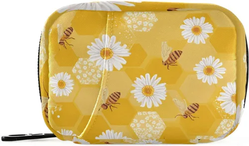 Vista 27 de Organizador semanal de píldoras, pastillero de viaje para bolso, pastillero pequeño para 7 días, soporte portátil para vitaminas, lindo organizador