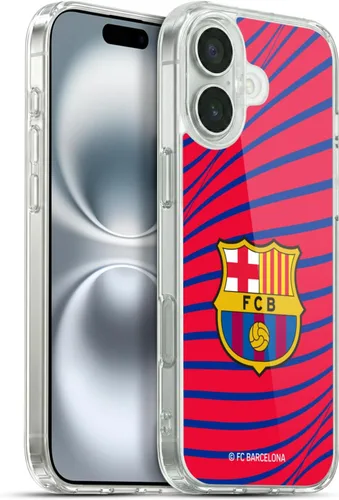 Vista 324 de Head Case Designs Funda de gel suave con licencia oficial del FC Barcelona Barca Crest Graphics [protección de grado militar] compatible con Apple