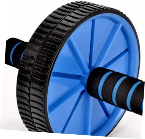 Vista 4 de Rueda de rodillo abdominal para ejercicio abdominal, para entrenamiento de núcleo, rebote automático, rueda abdominal, silencio abdominal