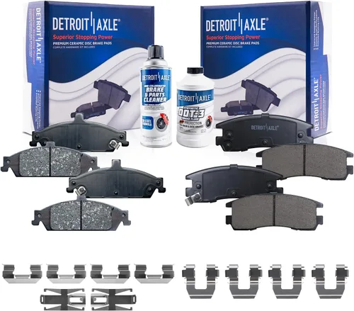 Vista 15 de Detroit Axle - Pastillas de Freno Delantero Izquierdo Reemplazo de Pinza de Disco para Ford Fusion Mazda 6 Lincoln MKZ Mercury Milan 2006-2012