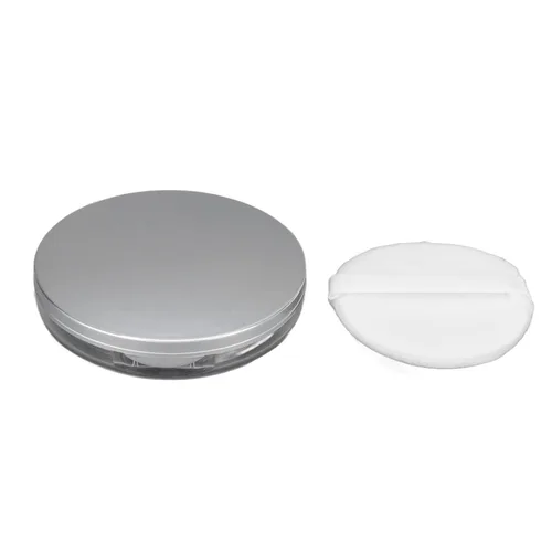 Vista 9 de Caja de polvo suelto recargable, contenedor de plástico reutilizable vacío de 0.11 oz con soplo de polvo, estuche de maquillaje portátil