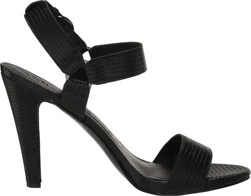 Vista 6 de Karl Lagerfeld Paris Sandalias de cuero Cieone con punta abierta para mujer
