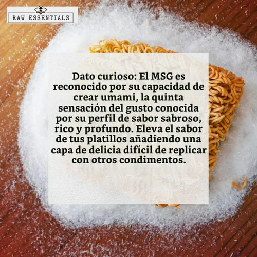Vista 4 de Raw Essentials MSG Monosodium Glutamate Savory Flavor Enhancer 11.5 Oz
