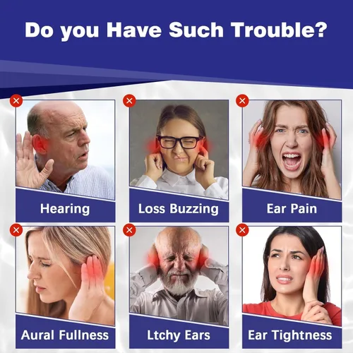 Vista 7 de Alivio de tinnitus para oídos zumbidos, parches de alivio de tinnitus, tratamiento eficaz de tinnitus puede reducir el tinnitus, aliviar la pérdida