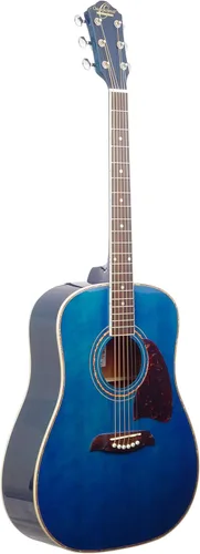 Vista 4 de Oscar Schmidt Guitarra acústica OG2B-A Dreadnought. Negro
