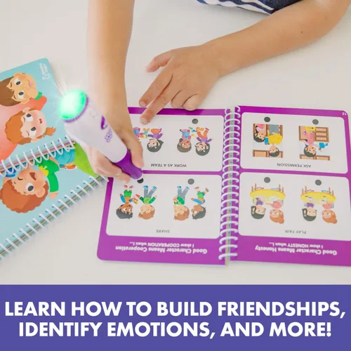 Vista 3 de Educational Insights - Hot Dots Sentimientos y Amistades: Cuadernos de aprendizaje socioemocional, regalo para niños de 3 años en adelante