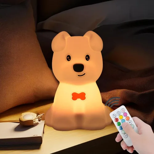 Vista 15 de Luces nocturnas de conejo de gran tamaño, lámpara de noche para dormitorio, resistente a la rotura, cuidado de los ojos, brillo ajustable, ajuste