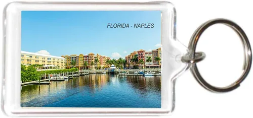 Vista 5 de Florida USA United States Acrílico Llaveros Llaveros Titulares - 6 3-Multi