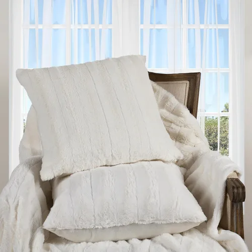 Vista 12 de Cheer Collection Almohadas Decorativas de Piel Sintética - Almohadas Decorativas para Sofá, Almohadas Decorativas para Cama, Almohadas de Acento