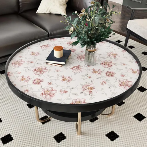 Vista 7 de WESTICK Papel tapiz autoadhesivo con diseño floral de rosas rosadas, autoadhesivo, extraíble, para paredes decorativas, dormitorio, baño