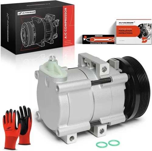 Vista 10 de A-Premium Compresor de CA con embrague compatible con Ford Contour 1995-2000, Escape 2001-2007 y Mazda Tribute 2001-2006 y Mercury Cougar 1999-2002