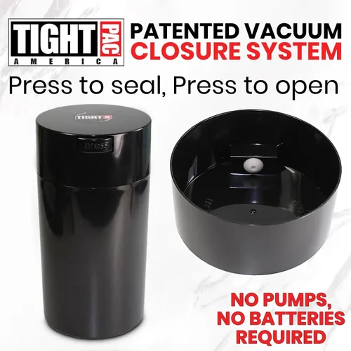 Vista 3 de Tightpac America, Inc. Tightvac - Contenedor de almacenamiento sellado al vacío de 3 a 12 onzas