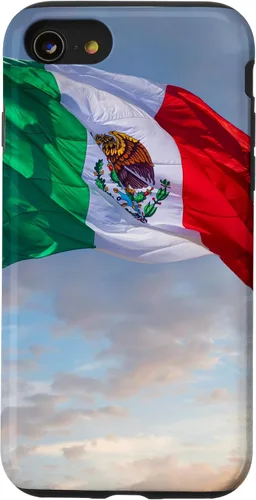 Vista 18 de iPhone 16 Mexico Flag Graphic Mexican Case