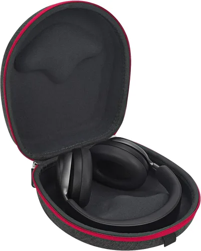 Vista 3 de Geekria Shield - Funda para auriculares sobre la oreja, funda rígida de repuesto para llevar de viaje con almacenamiento de cables, compatible