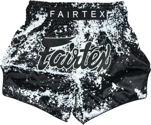 Vista 45 de Fairtex Pantalones cortos de boxeo Muay Thai de corte delgado "Kabuki