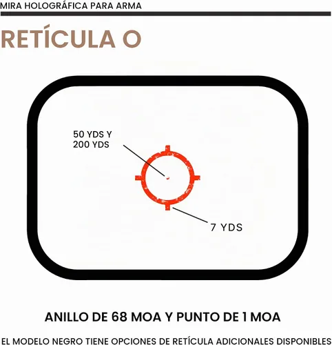 Vista 4 de EOTECH XPS2 Mira de Arma Holográfica