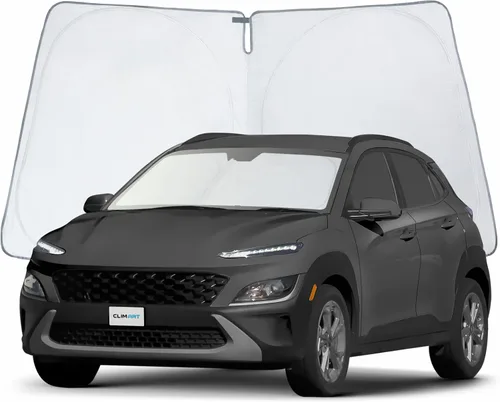Vista 40 de Clim Art - Parasol para parabrisas de Nissan Pathfinder 2022-2024, plegable, personalizado, protector solar para vehículo, cubierta para parabrisas