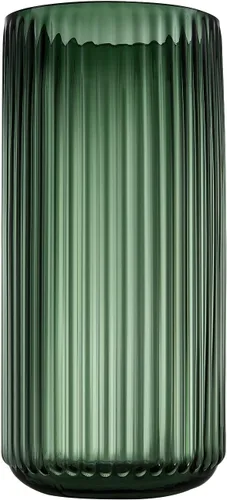 Vista 13 de Florero cilíndrico pequeño de cristal marrón acanalado para decoración de centros de mesa de comedor de granja