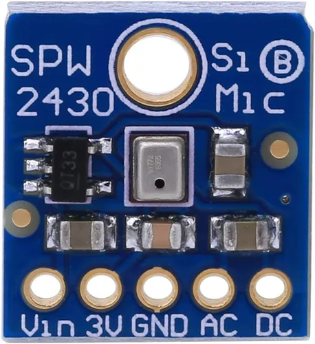 Vista 9 de Módulo de sensor de sonido, módulo de sensor de detección de sonido, micrófono MEMS de silicio Sensor de micrófono de sonido de alta sensibilidad
