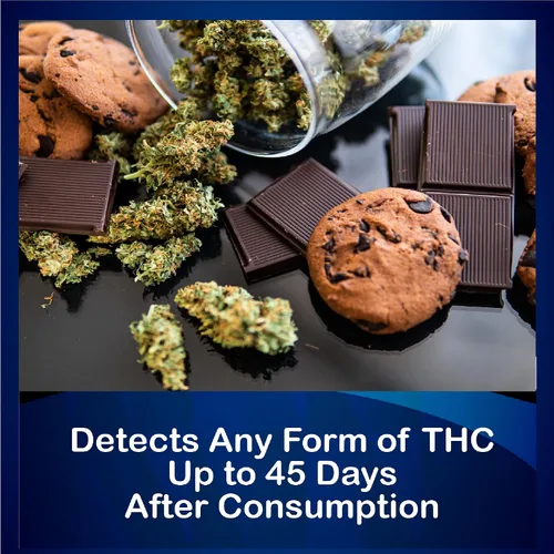 Vista 6 de DrugExam - Kit de prueba de drogas de un solo panel con THC de marihuana altamente sensible de 20 ng/ml, prueba de drogas de marihuana con nivel