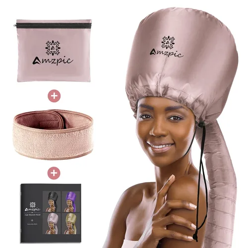 Vista 10 de Accesorio para secador de pelo de capó, suave, ajustable, extra grande, para acelerar el tiempo de secado en casa, fácil de usar para peinar, rizar