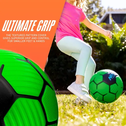 Vista 3 de NERF Kids Foam Mini Soccer Ball - Proshot Youth Soft Mini Foam Soccer Ball - 7" Inch NERF Indoor + Outdoor for Kids