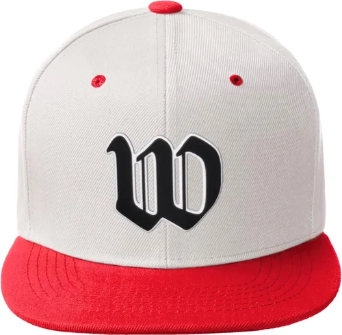 Vista 1441 de Daxton Gorra clásica con visera de billete plano con letras del alfabeto inglés antiguo de la A a la Z